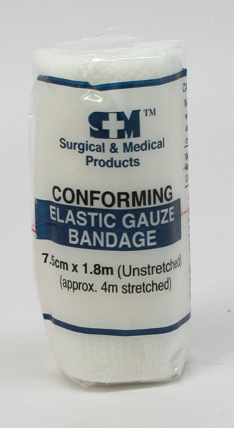 Picture of Bandage Conforming 7.5cm Elastic S+M 12s
