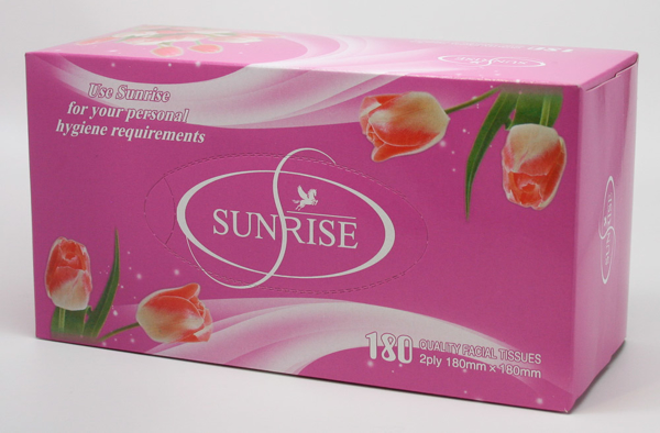 Picture of Facial Tissues Sunrise 180 Sheet