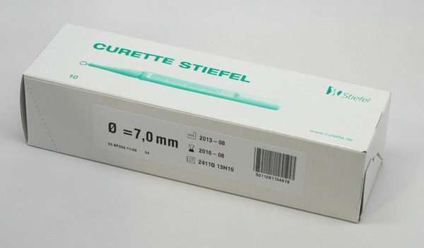 Picture of Curette Dermal 7mm Stiefel 10s