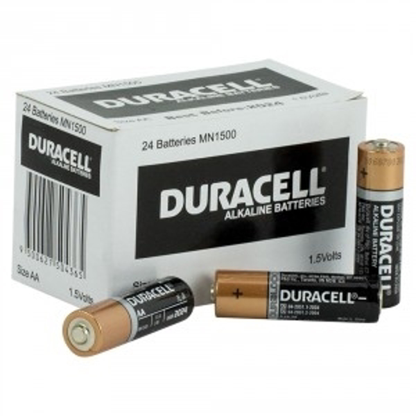 Picture of Battery Duracell Coppertop AA 1.5V Alkaline 24s