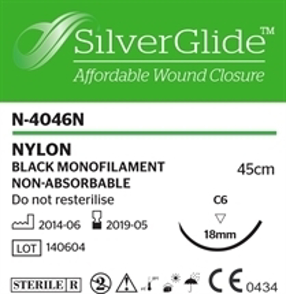 Picture of Suture Nylon 5/0 16mm 12s 50422N