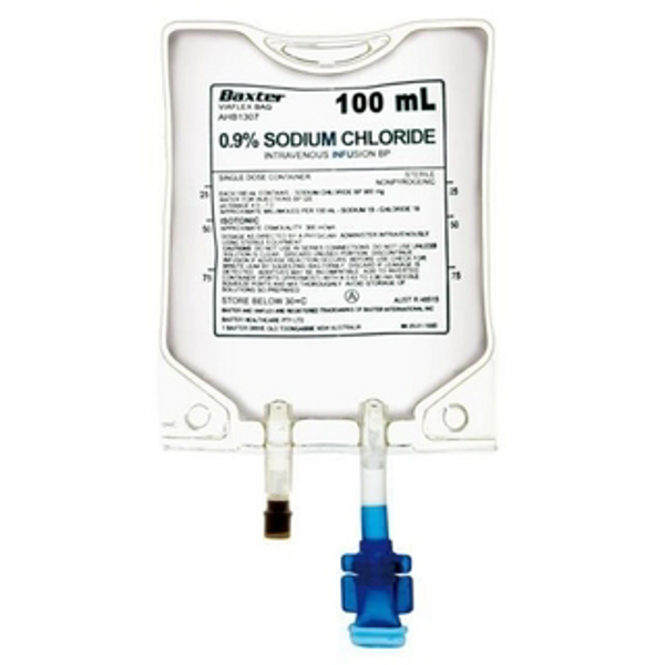 Picture of Saline 0.9% IV Bag FAH3015 100mL