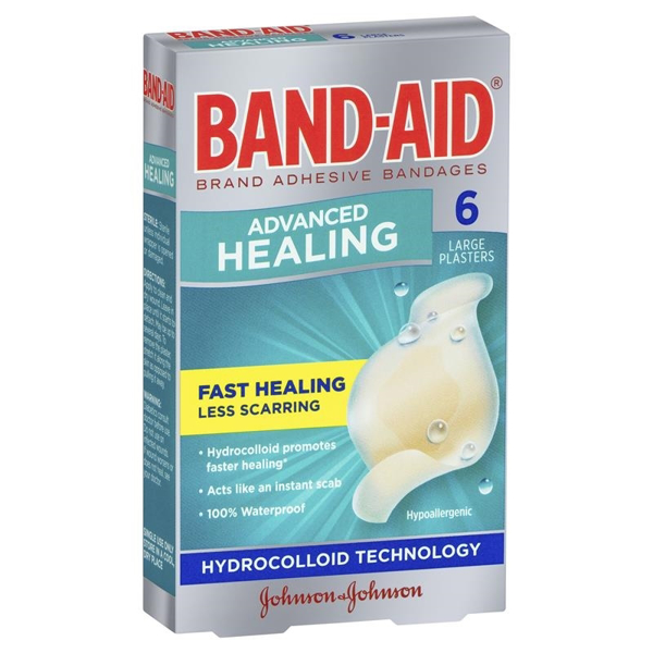 Picture of Bandaid Advanced Healing Large 6s