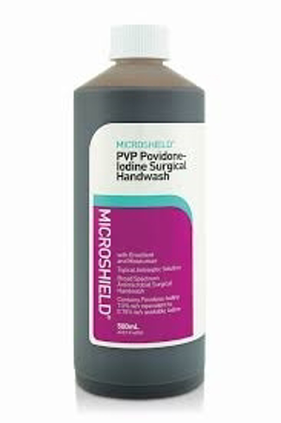 Picture of Microshield Povidone-Iodine Surg. Handwash 500mL