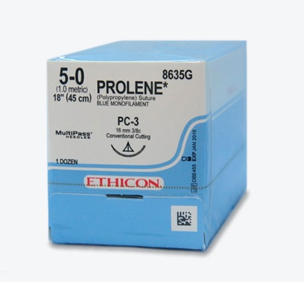 Picture of Suture Prolene 5/0 16mm 12s 8635G
