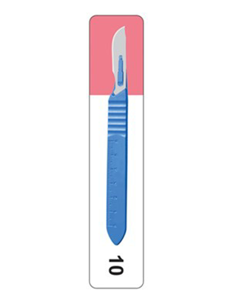 Picture of Scalpel Blade & Handle #10 InHealth 10s