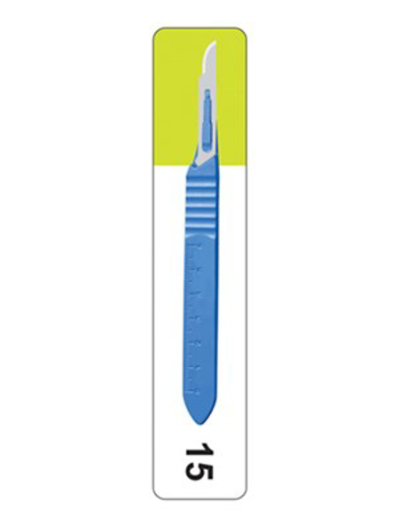 Picture of Scalpel Blade & Handle #15 InHealth 10s