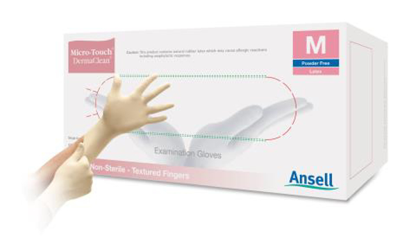 Picture of Gloves Latex Micro-Touch DermaClean Medium 100