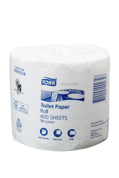 Picture of Toilet Rolls Tork 2-Ply 400 Sheet 0000234 48s