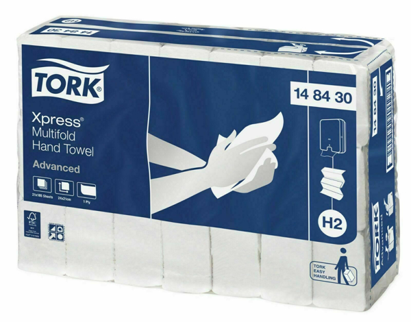 Hand Towel Tork Xpress 148430 Slimline 24x21cm 21s | Online Medical  Supplies & Equipment