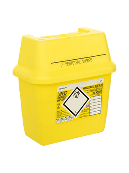 Picture of Sharps Container 3L Vernacare Sharpsafe