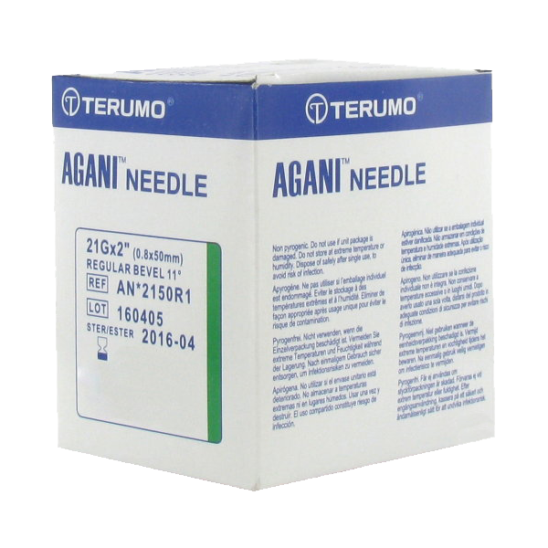 Picture of Needles 21G x 2" Terumo Agani 100s