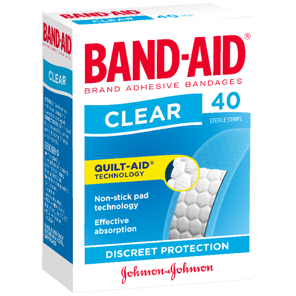 Picture of Band Aid Clear Strips 40s